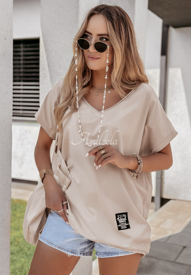 Bluse oversize Most Needed Beige