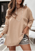 Blouse oversize My Base in beige
