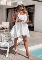 Muślinowa Dress z falbankami Beyond The Sea in white