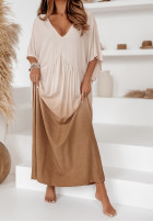 Kleid oversize Passion For Fashion Beige