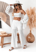 Ażurowe Hose boho Sunkissed Ecru