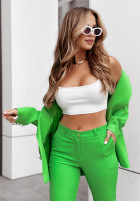 Eleganckie Trousers Key To Success in green