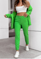 Eleganckie Trousers Key To Success in green