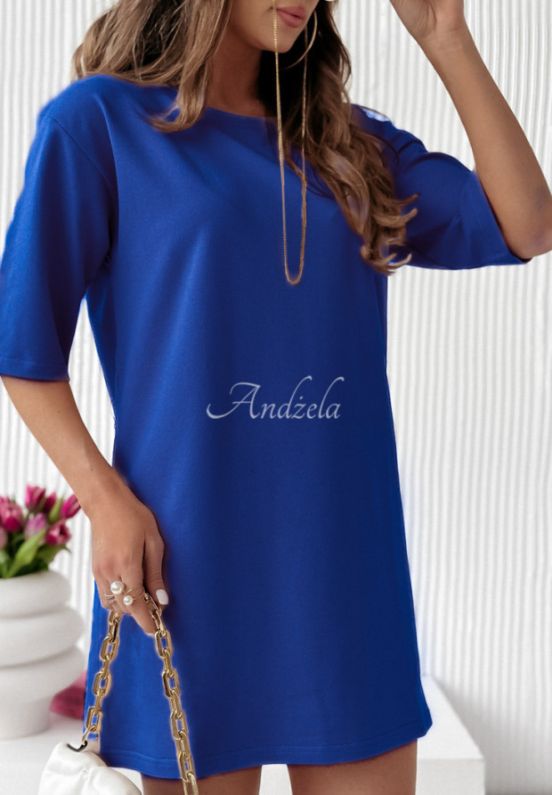Tunika-Minikleid Federica Kobaltblau
