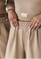 Set Blouse i Trousers wide leg Don’t Stop in camel