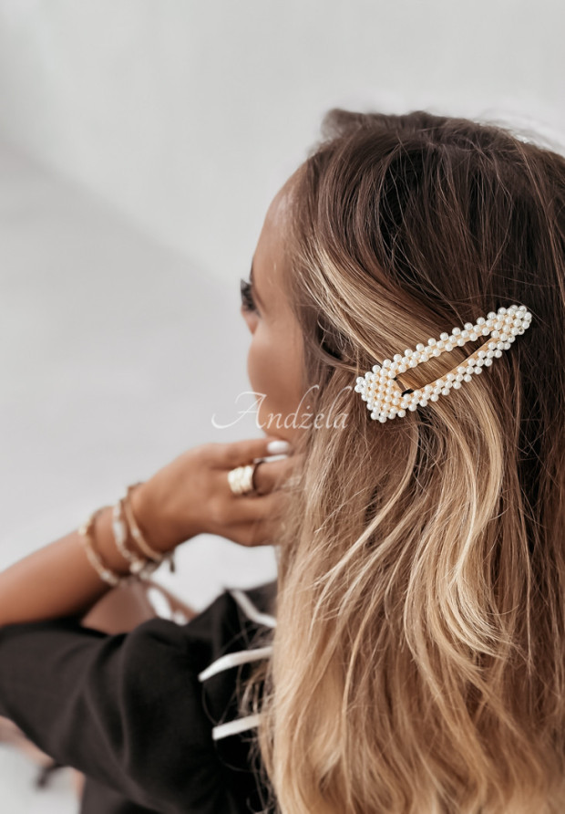 Haarspange mit Perlen Pearl Sensation Gold