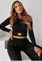 Set Blouse i Trousers wide leg Don’t Stop  in black