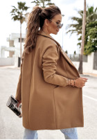 Mantel oversize Trendy Times Camel