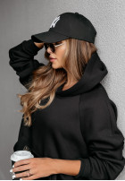 Sweatshirt z kieszenią i kapturem Siempre in black