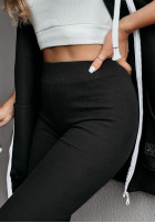 Prążkowane Leggings Siempre in black