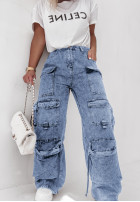 Hose Jeans z kieszeniami Branson Blau