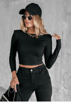 Krótka Bluse Zuma Schwarz