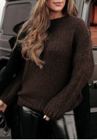 Pullover oversize Manville Schokoladenbraun