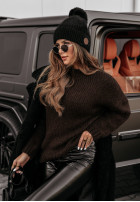 Pullover oversize Manville Schokoladenbraun