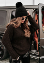 Pullover oversize Manville Schokoladenbraun