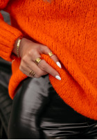Pullover oversize Manville Orange