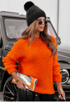 Jumper oversize Manville in orange