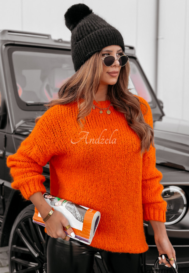 Pullover oversize Manville Orange