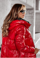 Długa Pikowana Jacke Winter Wonders Rot