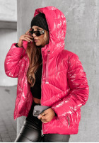 Pikowana Jacke z kapturem Too Cold Rosa