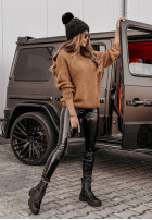 Jumper oversize Manville in camel