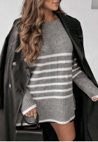 Pullover oversize w paski Dashwood Grau