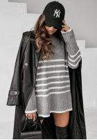 Pullover oversize w paski Dashwood Grau