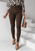 Trousers in jeans skinny Kendriss in chocolate