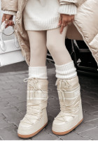 Schuhe śniegowce Snow Boot Beige