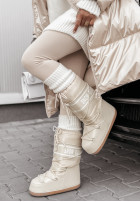 Schuhe śniegowce Snow Boot Beige