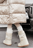 Schuhe śniegowce Snow Boot Beige