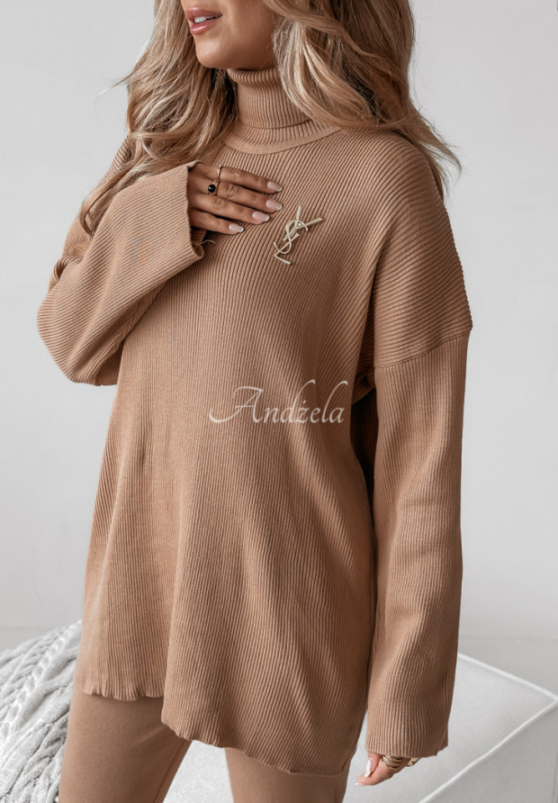 Pullover-Set Sweet As Honey Camel