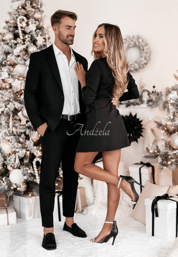 Kleid-Blazer So Festive Schwarz