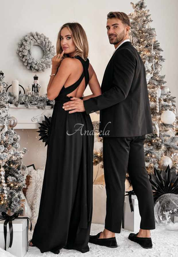 Langer Overall Spark Of Light Schwarz
