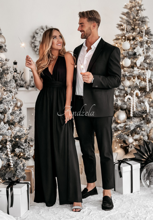 Langer Overall Spark Of Light Schwarz