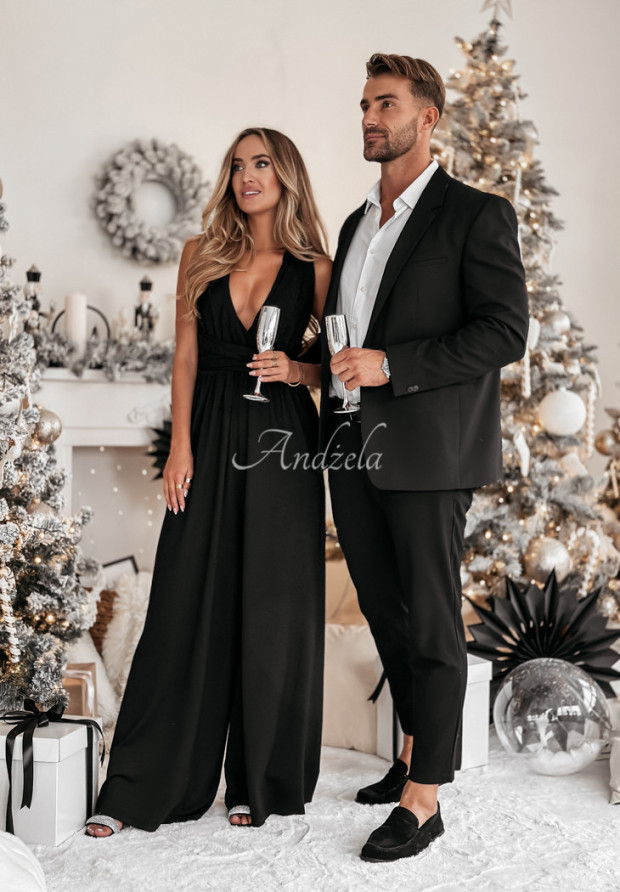 Langer Overall Spark Of Light Schwarz