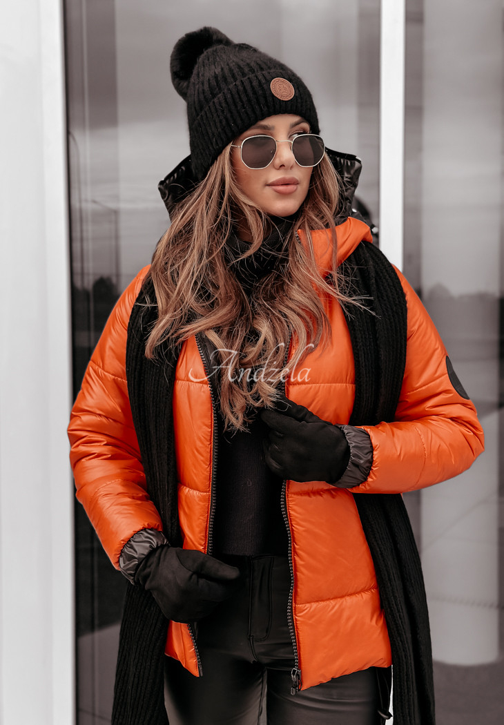 Steppjacke mit Kapuze This Season Icon Orange