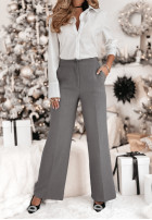 Eleganckie Hose wide leg Important Day Grau