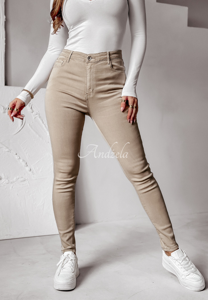 Skinny-Jeans Kendriss Beige