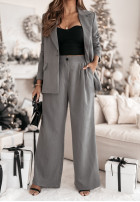 Eleganckie Hose wide leg Sydney Grau