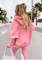 Set 3in1 Leggings, Top i Sweatshirt Super Fit in pink