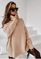 Pullover Rollkragenpullover Mavi Beige