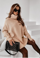 Pullover Rollkragenpullover Mavi Beige