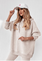 Set 3in1 Leggings, Top i Sweatshirt Super Fit in beige