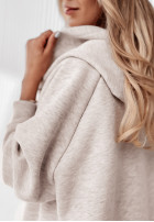 Set 3in1 Leggings, Top i Sweatshirt Super Fit in beige