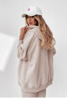 Set 3in1 Leggings, Top i Sweatshirt Super Fit in beige