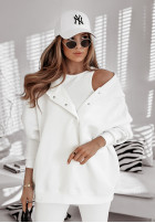 Set 3in1 Leggings, top i Sweatshirt Super Fit in ecru