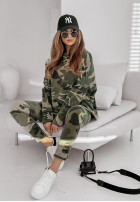 Jogginghose mit Military-Muster Challenge Me Khaki