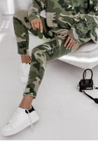 Jogginghose mit Military-Muster Challenge Me Khaki