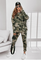 Jogginghose mit Military-Muster Challenge Me Khaki